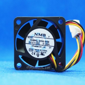 1606KL-05W-B59, Quạt tản nhiệt NMB-MAT, Kích thước 40x40x15mm, 24VDC