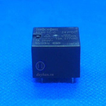 Relay 833H-1C-C, 24VDC,10A, 5 Chân