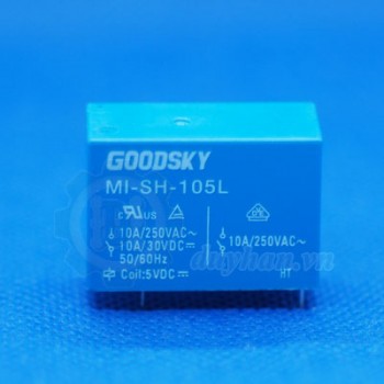 MI-SH-105L Relay 5V 10A@250V Hãng Goodsky