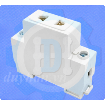 Ổ cắm 2 chấu cài thanh ray (DIN) AC30 220VAC Ổ cắm 2 chấu cài thanh ray (DIN) AC30 220VAC